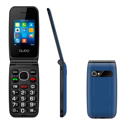 Qubo Teléfono Móvil Neo NW, Dual SIM, Azul