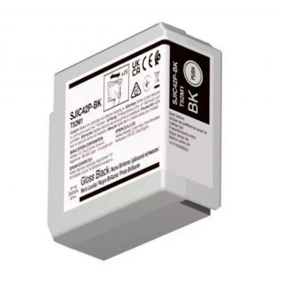 Epson ColorWorks Cartucho Tinta  SJIC42P-MK C4000 Negro MATE