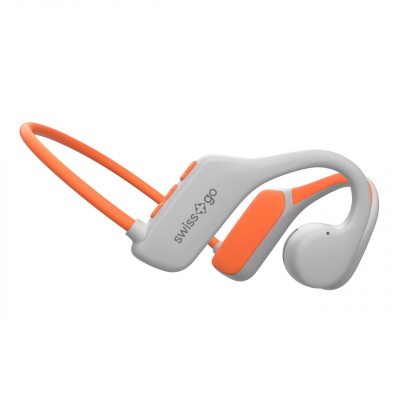 Swiss+Go Auricular Bluetooth Apolo X4 Gris/Naranja