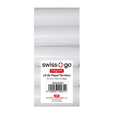 Swiss+Go Kidycam Papel Térmico Pack con 5 rollos