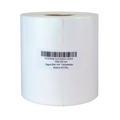 AP Etiqueta para ColorWorks Rectangular Papel Brillo 104x125mm Bobina 250 Etiq.