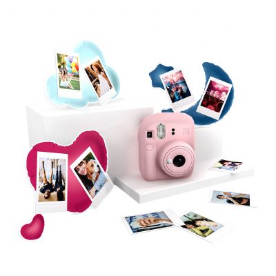 Fujifilm Instax Instant Camera MINI 12 Blossom Pink Kit Best Memories
