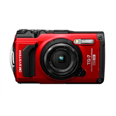 OM System Cámara Compacta TG-7 Roja Sumergible 15 mts