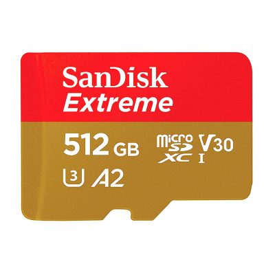 SanDisk Tarjeta Memoria SDXC Micro 512Gb Extreme 190Mb/s C10 Mobile