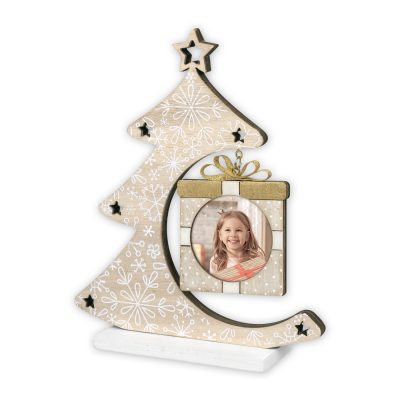 Zep Nestor Navidad Brown Marco Fotos Madera  6x6 cm