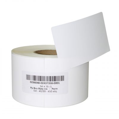 AP Etiqueta para ColorWorks Rectangular Polipropileno Mate 50x75mm Bobina 450 Etiq.