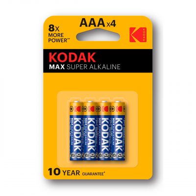 Kodak Max Pila AAA/K3A Pack 4 uds.