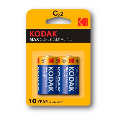 Kodak Max Pila LR14/KC2, 1,5v, Pack 2 uds.