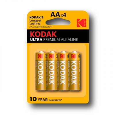 Kodak Ultra Premium Pila AA/KAA, 1,5v, Pack 4 uds.