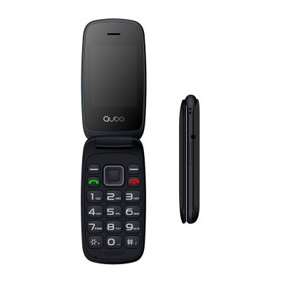 Qubo Teléfono Móvil Neo NW, Dual SIM, Negro
