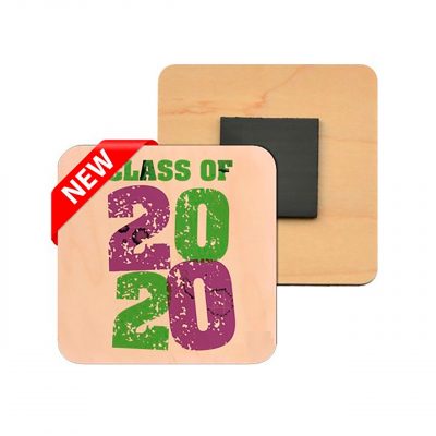 AP Imán Madera Natural Mate Cuadrado 5,7 cm