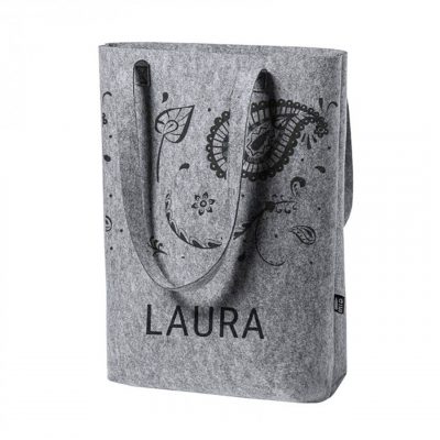 AP Bolsa Fieltro reciclado 40x42 cm Gris