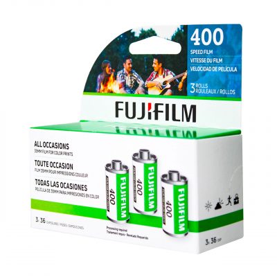 Fujifilm 400-36 Película Negativo Color 35mm Tripack