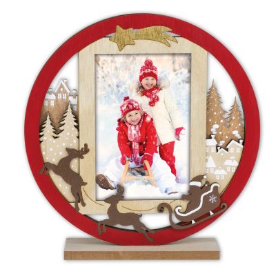 Zep Heidi  Marco Fotos Madera 10x15 cm (23x24) Rojo Navidad