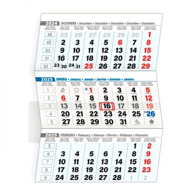 i-moments Faldilla Calendario Internacional Paquete 10 unidades