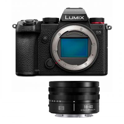 Panasonic Cámara Evil Lumix S5D + Objetivo 18-40mm Negra