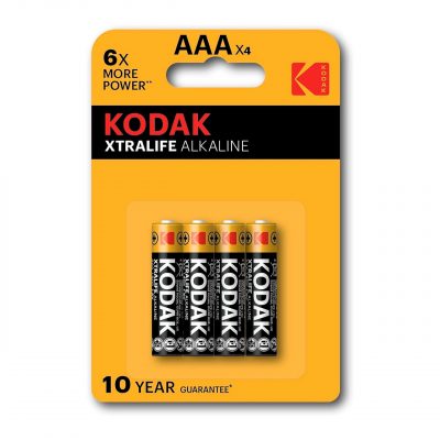 Kodak Xtralife Pila AAA/K3A, 1,5v, Pack 4 uds.