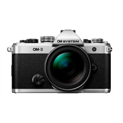 OM System Cámara Evil OM-3 Plata + 12-45mm f/4 PRO