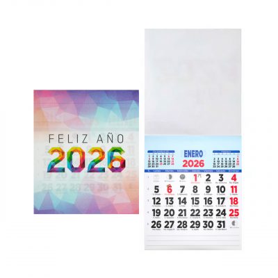 i-moments Faldilla Calendario Año 2026 10 cm Castellano Paquete 80 unid.