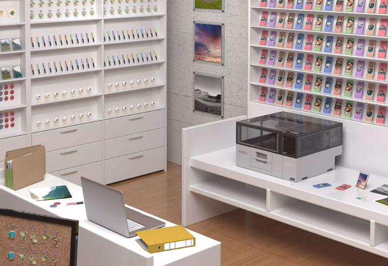 Descubre Epson Surecolor Sc-V1000 Impresora Plana A4 Uv Con Ap Photo |