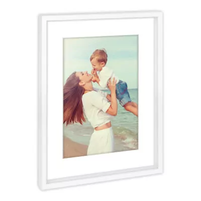 Zep Alice Marco Fotos Madera  20x30/30x40 Blanco con Passepartout