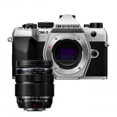 OM System Cámara Evil OM-5 II Plata + 12-40mm f8 Pro II Negro