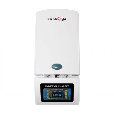 Swiss+Pro Cargador Baterías D-760C Universal Blanco USB-C