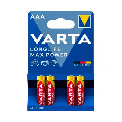 Varta Pila Alcalina Longlife MAX Power LR03 AAA Pack 4 u.