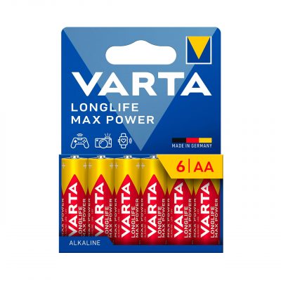 Varta Pila Alcalina Longlife MAX Power LR03 AAA Pack 4+2 u.