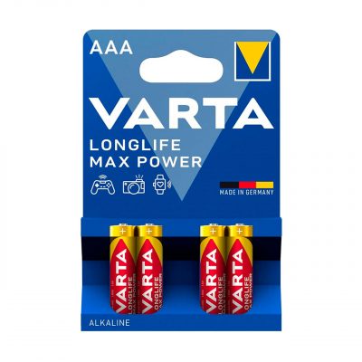 Varta Pila Alcalina Longlife MAX Power LR6 AA Pack 4 u.