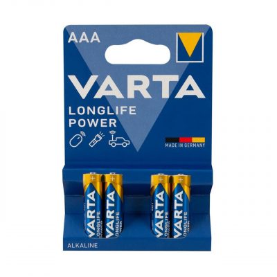 Varta Pila Alcalina Longlife Power LR03 AAA Pack 4 u.