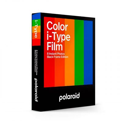 Polaroid i-Type Película Instant Color Black Frame 8 Fotos
