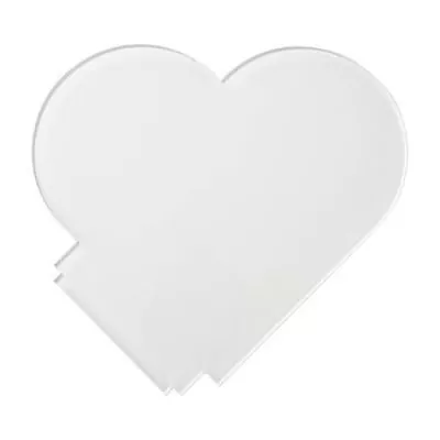 AP Marco corazón Personalizable acrílico 15x15x0,5 cm