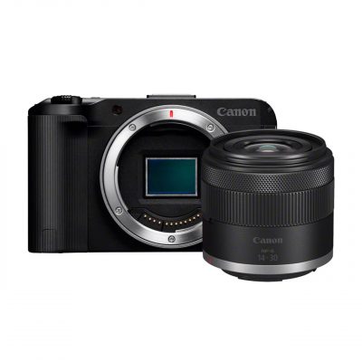 Canon Cámara Evil Eos R50 V  Negra + RF-S 14-30mm f/4-6.3 IS STM PZ