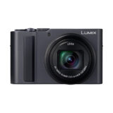 Cámara compacta Lumix DMC-TZ90 con lente Leica DC y enfoque automático rápido, ideal para fotos de viaje.