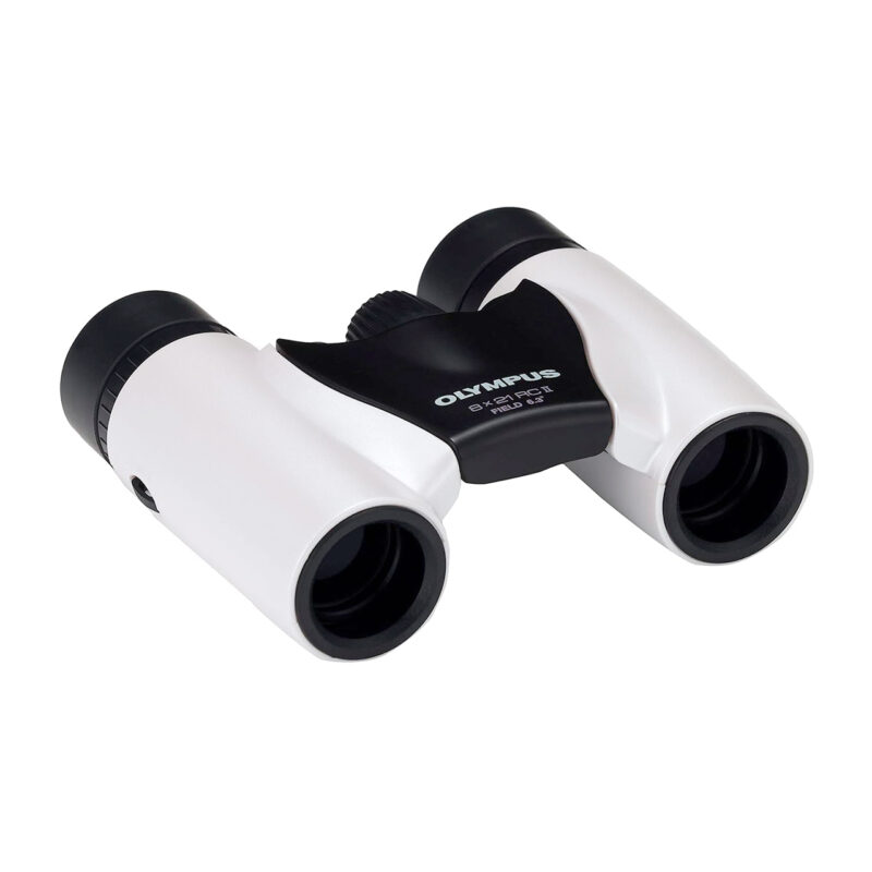 Binoculares Olympus 8x21 PC II con diseño compacto y óptica de alta calidad. Perfectos para observación al aire libre.