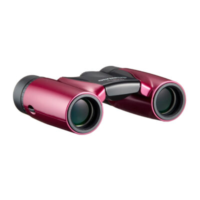 Binoculares Olympus 8X21, Diseño Compacto En Color Rojo, Óptica De Calidad Para Observación De Naturaleza.