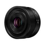 Lente Lumix S 40mm f/2, diseño compacto con enfoque automático y manual, ideal para fotografía profesional.