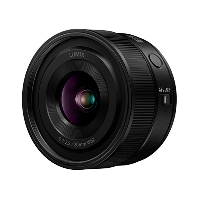 pan401520-3-740 Lente Panasonic Lumix S 20mm f/2.5, diseño compacto ideal para fotografía de paisajes y retratos.