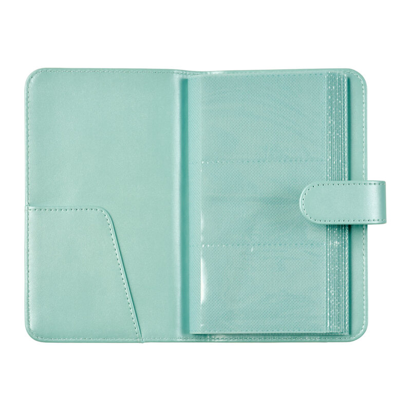 fuj170382-4-1ef Tapa de colección de fotografía color verde, adecuada para almacenar impresiones y negativos de manera segura.