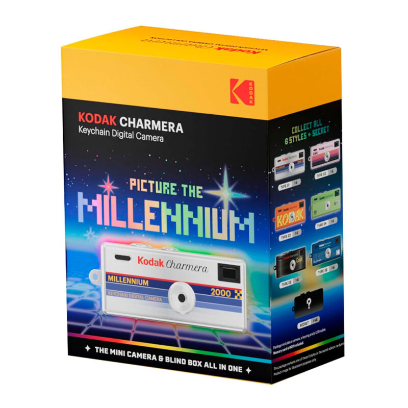kod200091-1-8ca Kodak Charmera digital camera in miniature with retro design, ideal for collectors and instant photos.