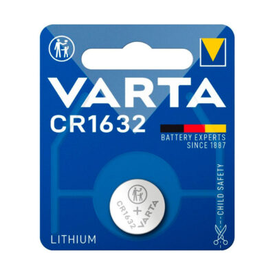 Batería de litio Varta CR1632, eficiente y segura para dispositivos electrónicos y relojes. Ideal para gadgets portátiles.