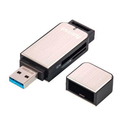 Kania USB adapter with SD and microSD card slots, ideal for fast data transfer.