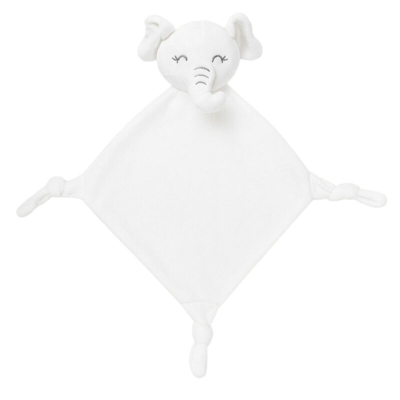 Manta suave con cabeza de elefante, ideal para bebés, regalo tierno y acogedor.