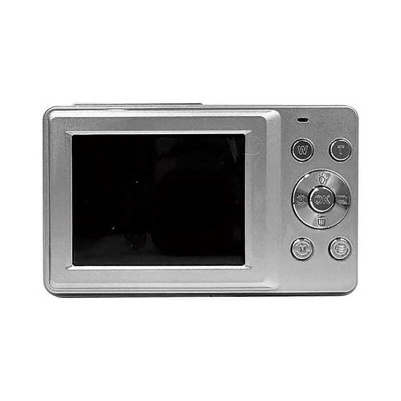 yas100001-3-503 Cámara digital compacta con pantalla negra y botones de control, ideal para fotografía cotidiana.
