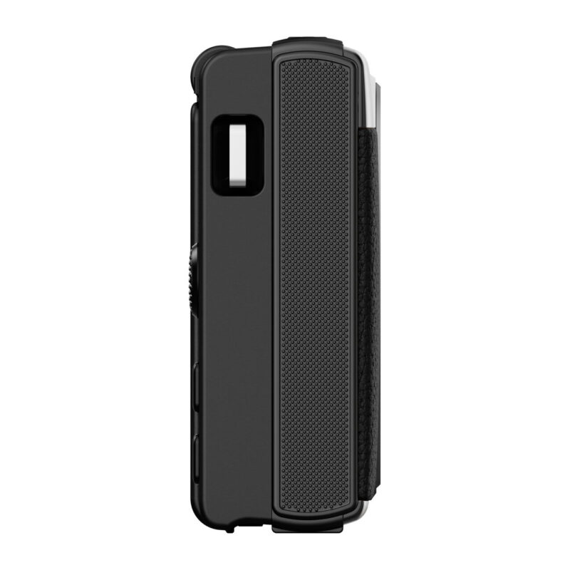 yas100011-4-08b Funda protectora negra para cámara, diseño elegante, compatible con modelos de cámaras sin espejo y DSLR.