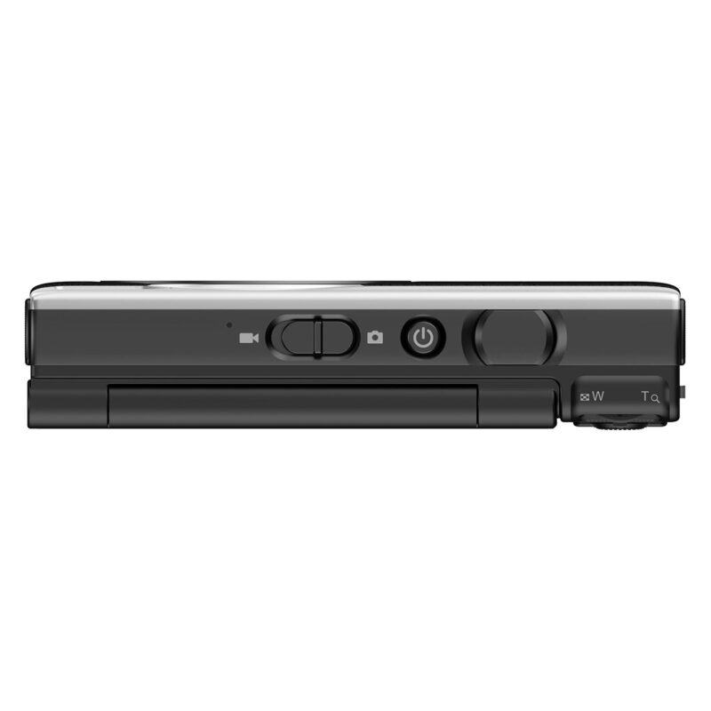 yas100011-5-fbd Cámara compacta Sony ZV-1 con controles de video y encendido, ideal para vlogging y grabaciones de alta calidad.