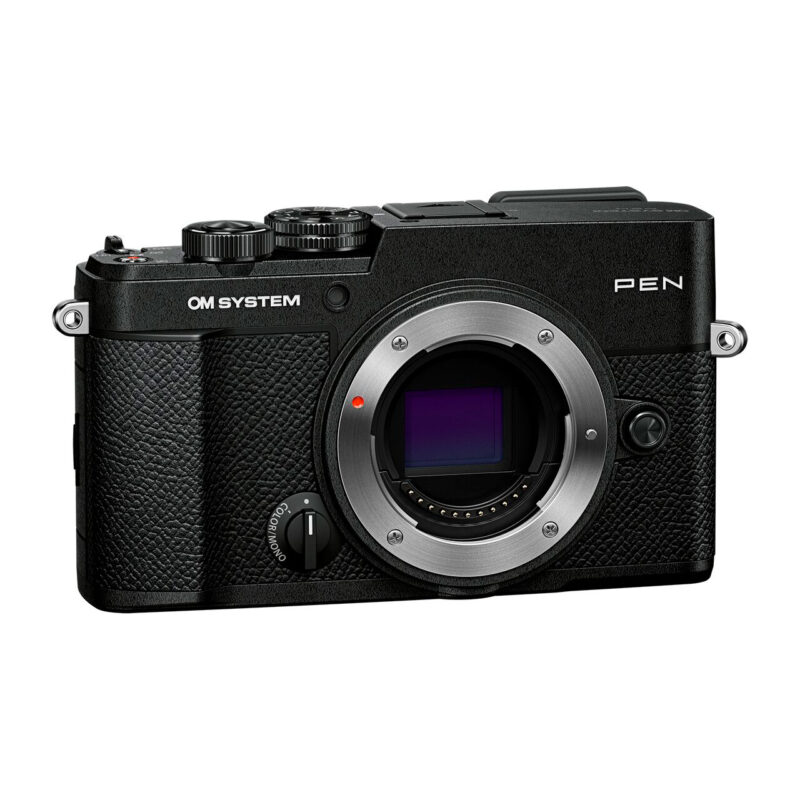 oly400630-1-979 Cámara OM System PEN, diseño compacto, sensor de imagen micro cuatro tercios, ideal para fotografía de calidad.