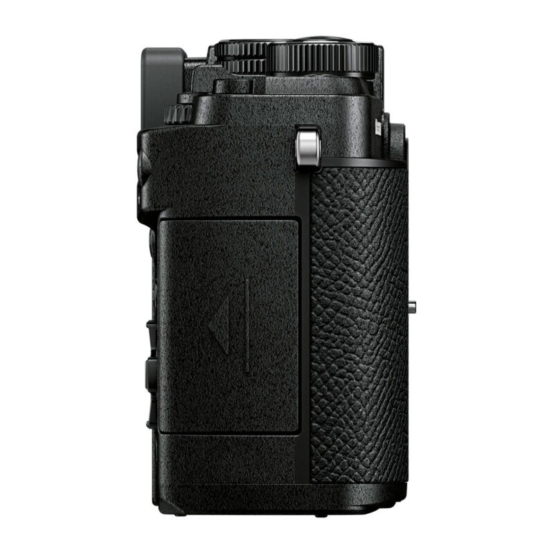 oly400632-6-c05 Cámara Sony A7IV vista lateral, diseño compacto y texturizado, ideal para fotografía profesional.