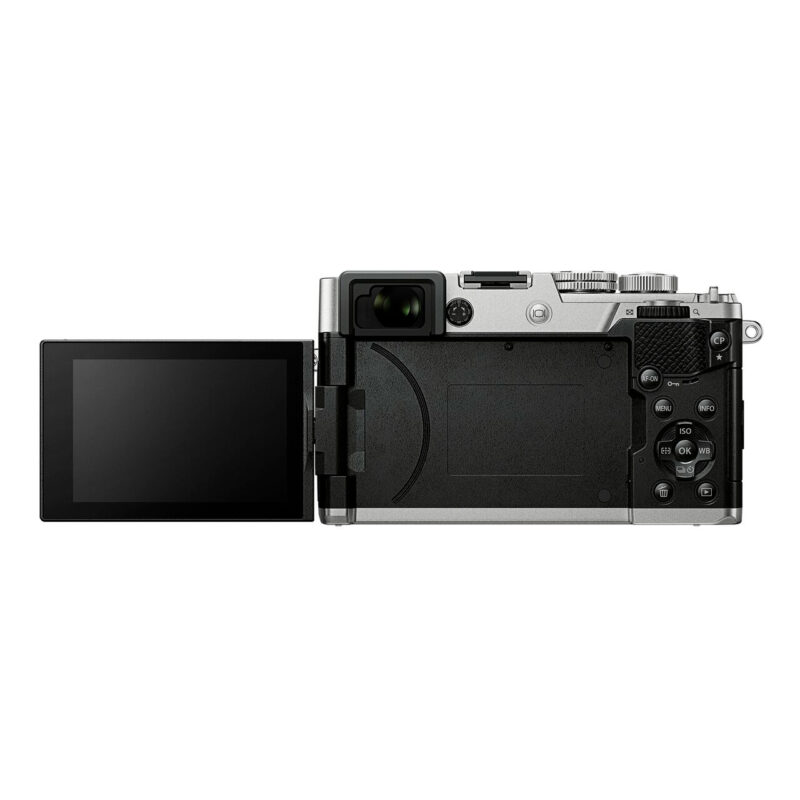 oly400633-8-8e2 Cámara Sony ZV-E10 con pantalla abatible y controles accesibles para grabación de video profesional.